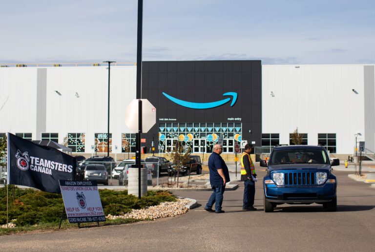 Teamsters targets Amazon in Canada, attempting to organize 9 workers’ unions