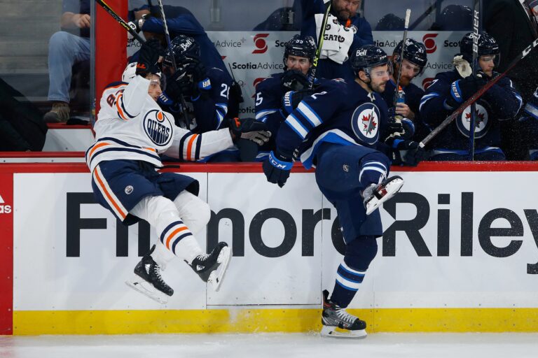 Svechnikov, Harkins shine as Jets breeze past Oilers in preseason play