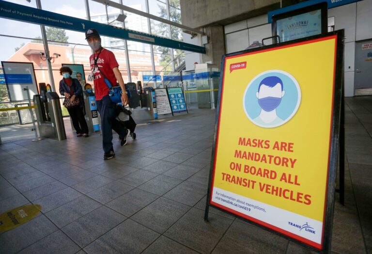 Woman attacked on SkyTrain after asking if couple had masks they could wear