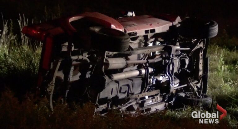 Hastings man charged with impaired driving following rollover south of Peterborough: OPP