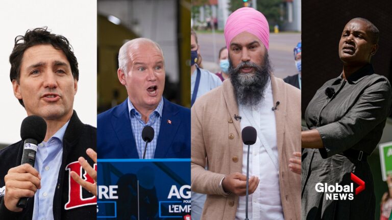 Federal party leaders make final campaign push ahead of election day