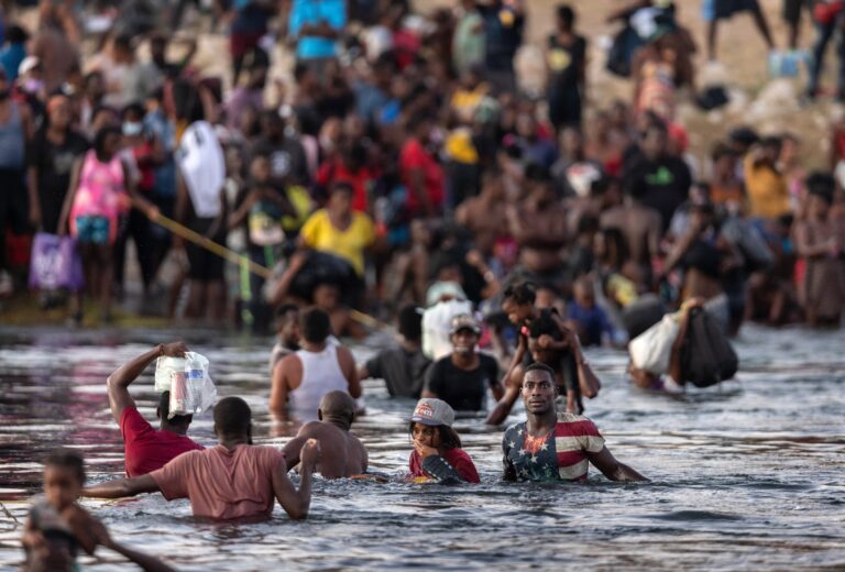 Haitian migrants stuck at Mexico-Texas border running out of options