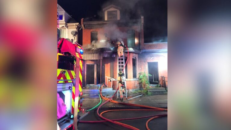 Firefighters knock down multiple alarm blaze in central Hamilton