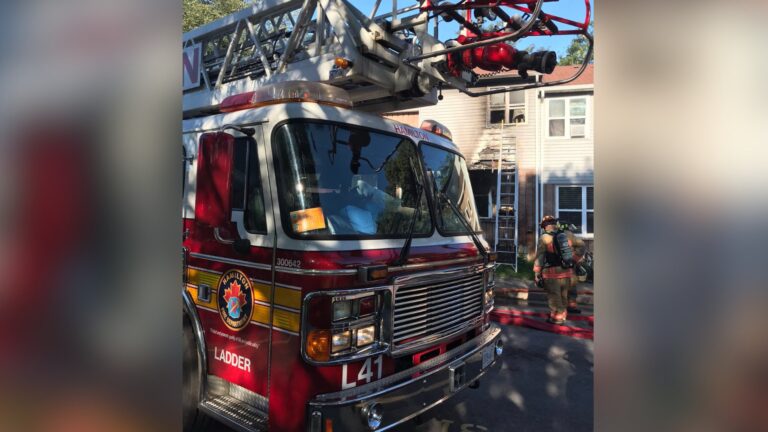 Multiple alarm fire at a Hamilton Mountain townhouse may have started in a kitchen