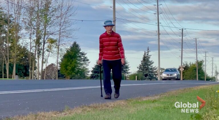 97-year-old man walks from Cobourg to Port Hope to raise money for Capitol Theatre and Arts Centre