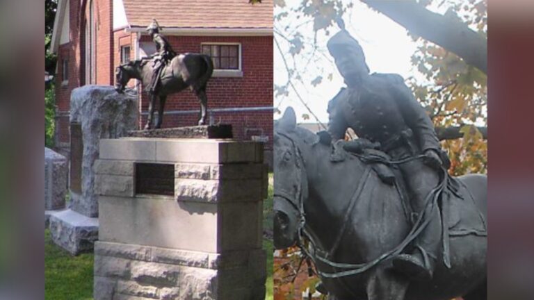 Historic bronze statue stolen from cemetery in Niagara Falls