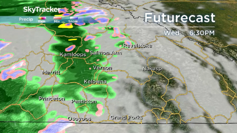 Okanagan weather: Cooler, wetter conditions for the first week of fall
