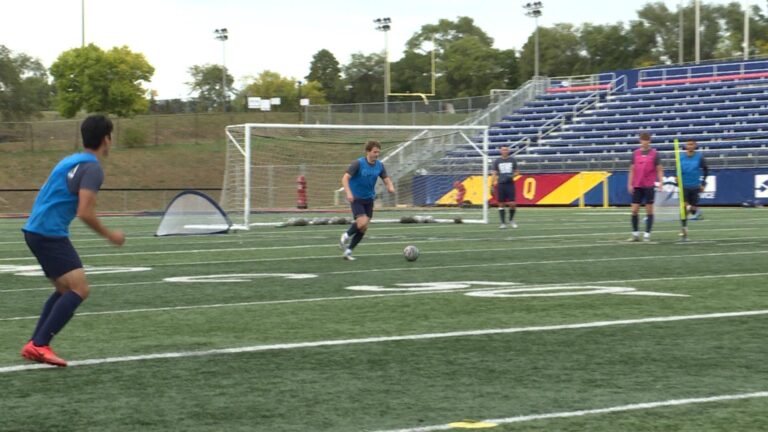 Queen’s soccer players are thrilled to be back playing the beautiful game