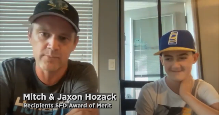 Saskatoon father and son recognized by fire department for ‘heroic efforts’