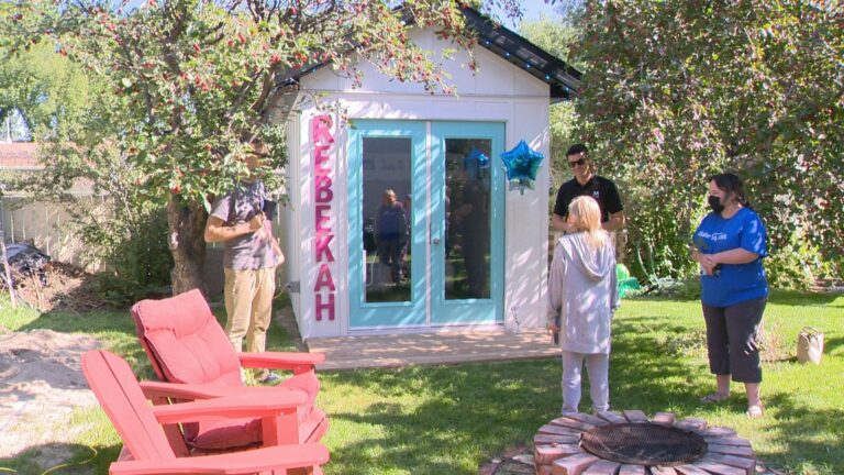 Regina girl granted custom-made ‘she-shed’ from Make-a-Wish