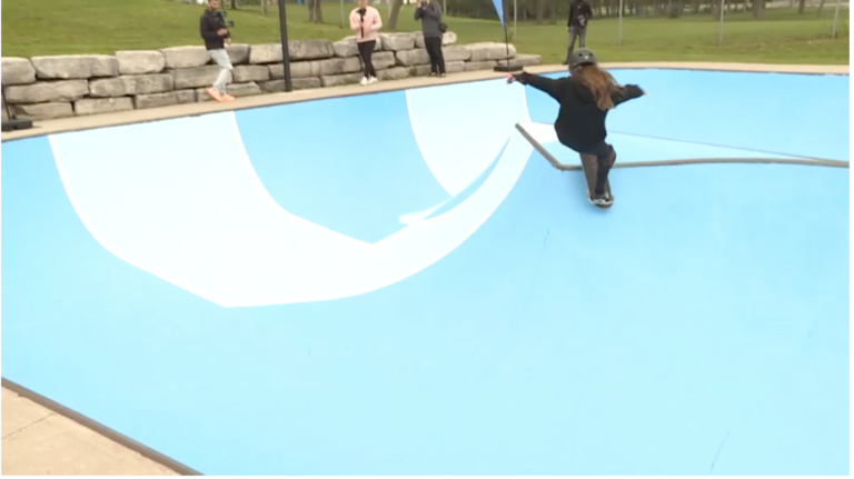 City of Belleville unveils newly-renovated Kiwanis Skateboard Park