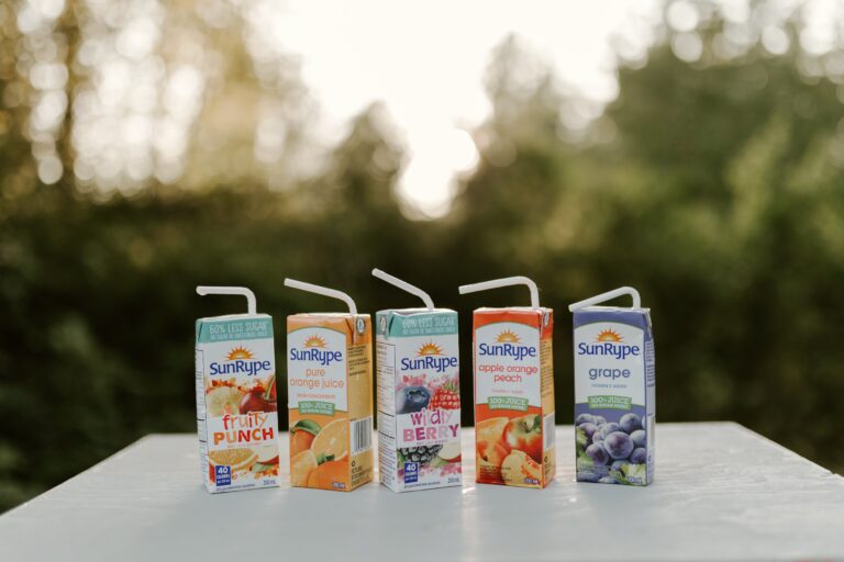 SunRype switches to recyclable paper straws for its single-serve juice boxes