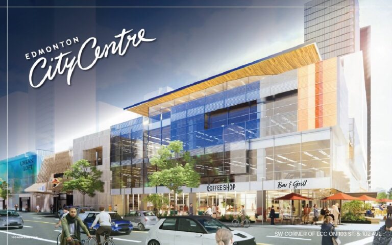 Renderings show redesigned City Centre Mall in downtown Edmonton