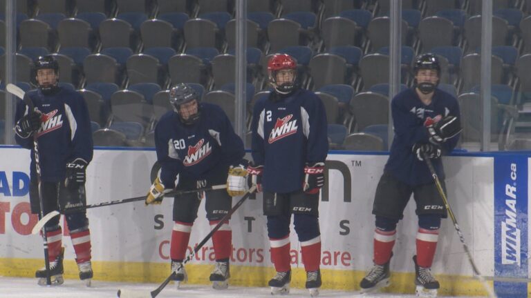 Players, front office excited for full WHL season as Lethbridge Hurricanes open camp