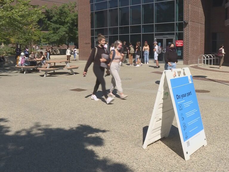 UBCO students return to campus, hopeful in-class learning won’t fall victim to COVID-19 again