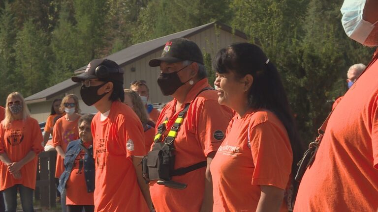 ‘Hopefully I brought them some peace’: Splatsin members honour lost residential school students