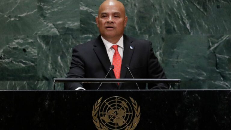 Micronesia’s president says he mandated vaccines to protect