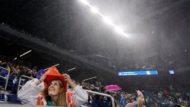 Remnants of Hurricane Ida hit US Open, creating some chaos