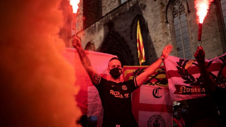 Divided over talks with Spain, Catalonia’s separatists rally