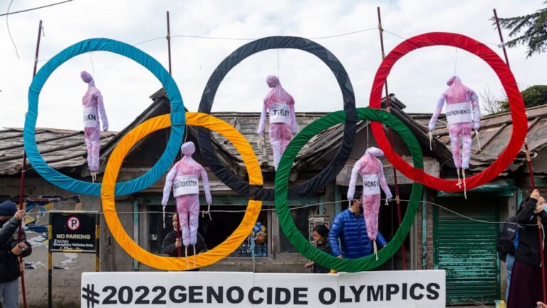 Broadcasters urged to cancel plans to cover Beijing Olympics