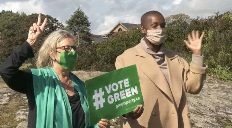 Green Leader Annamie Paul makes 1st stop in B.C. as clock winds down on election