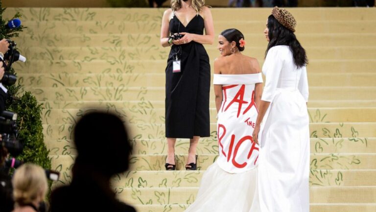 Ocasio-Cortez responds to backlash over controversial Met Gala gown