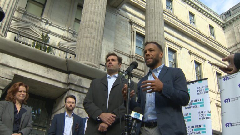 Holness, Desjardins join forces under Mouvement Montréal banner ahead of municipal elections 