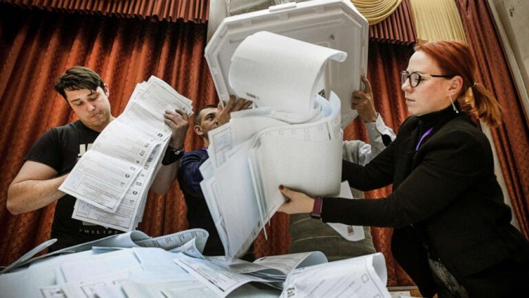 Pro-Putin party takes majority in Russian election sullied by fraud