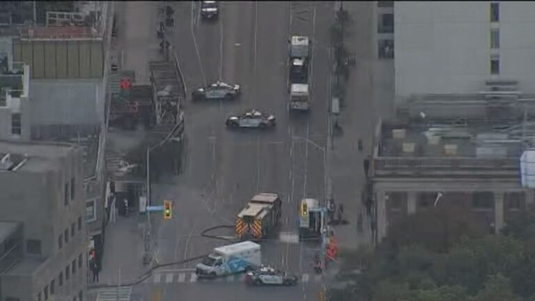 Emergency crews conduct controlled explosion amid reports of suspicious packages in Toronto