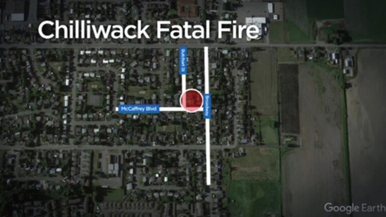 35 firefighters tackle Chilliwack, B.C. house fire, 1 dead found in basement