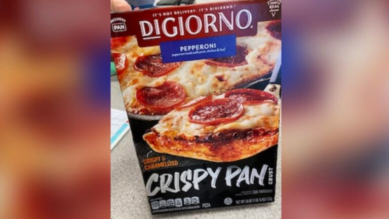 Nearly 28,000 pounds of frozen pizza recalled due to misbranding, allergens
