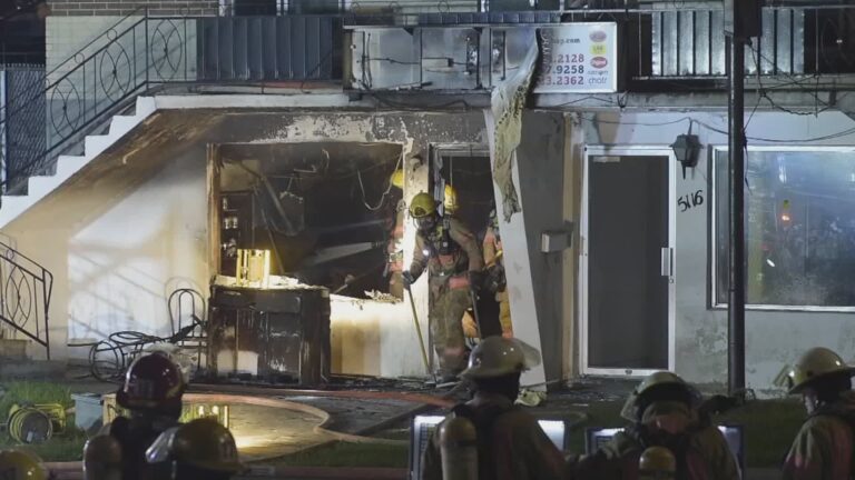 Heavy damages in suspected arson in Montreal North fire on Friday