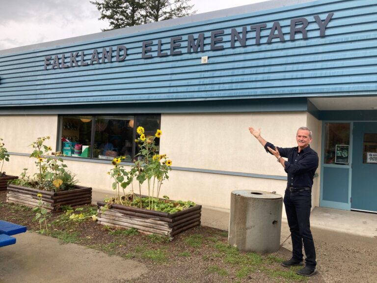 Small B.C. school gets an out-of-this-world visit from Chris Hadfield courtesy of a pup named Henry