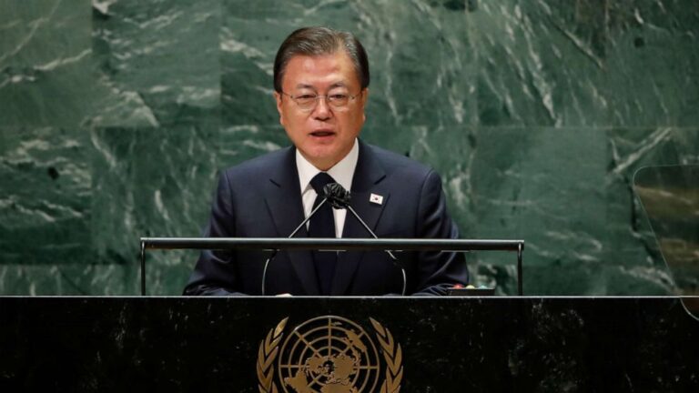 South Korean president talks N. Korea’s nuclear activities, BTS’ new diplomacy role