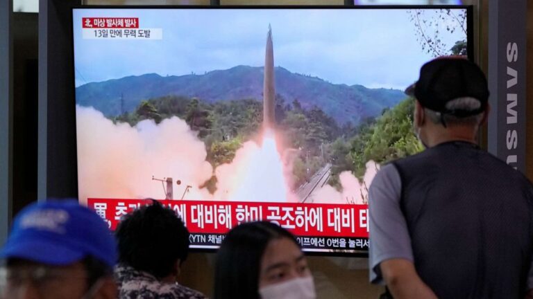 North Korea fires suspected ballistic missile into East Sea in latest test
