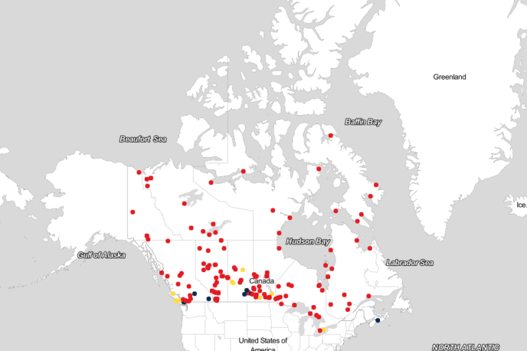 Mapping the missing: Former residential school sites in Canada and the search for unmarked graves