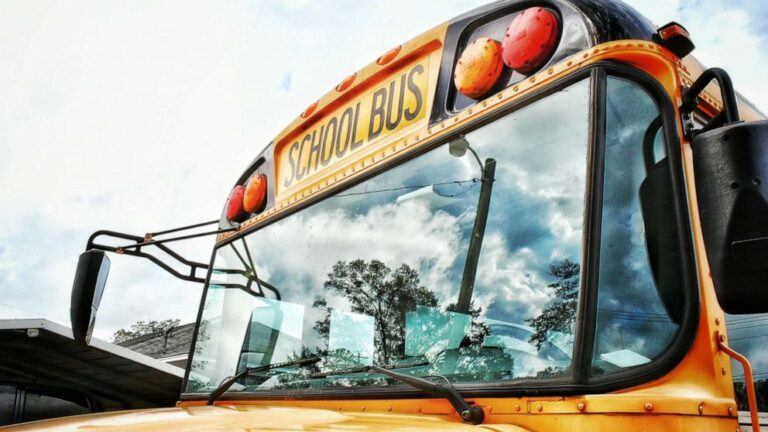 Preschooler seen left behind on school bus, surveillance footage shows