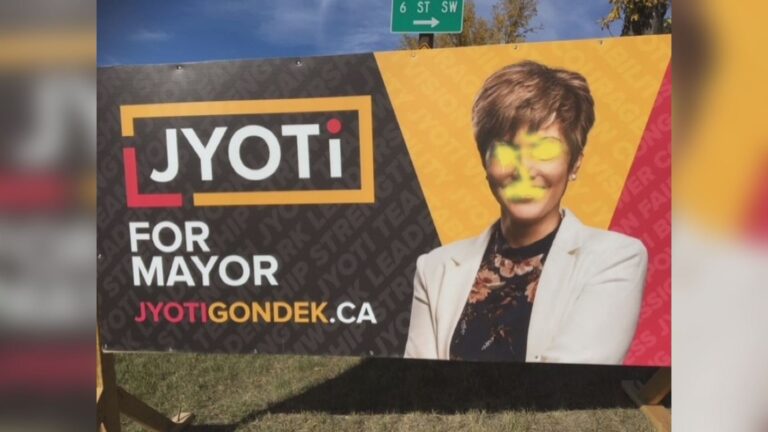 Calgary municipal candidates report vandalism to signs, anger on campaign trail