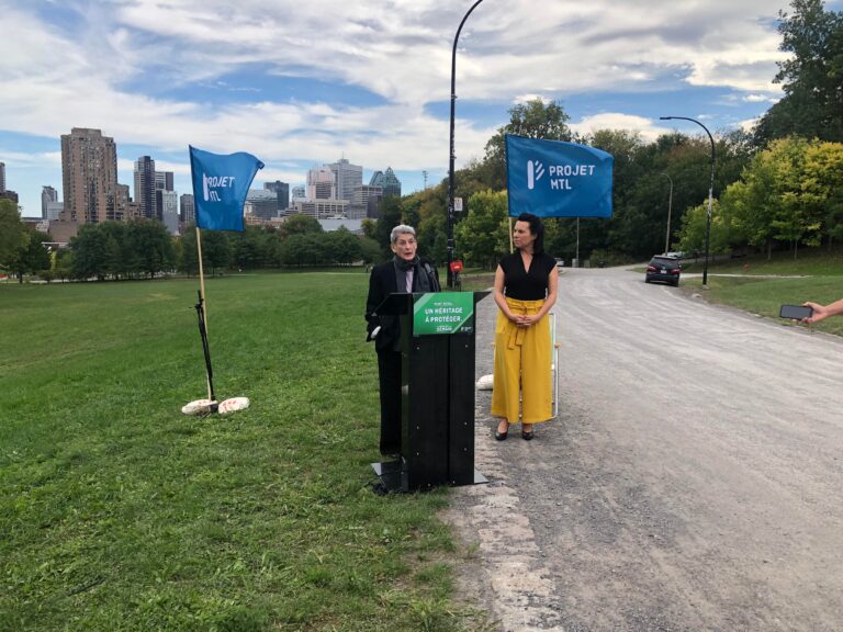 Plante takes aim at Coderre in debate over skyscraper height in relation to Mount Royal
