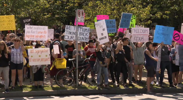 ‘Shame on them’: Family at VGH for treatment blasts hospital protesters