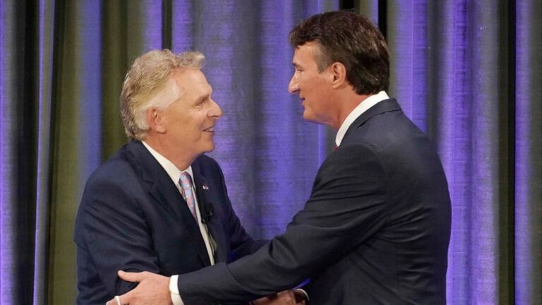 McAuliffe, Youngkin spar over vision for commonwealth in 1st Va. gubernatorial debate