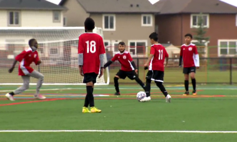 New artifical turf field opens in northeast Calgary
