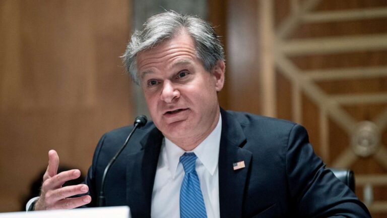 FBI more than doubles domestic terrorism investigations, director says