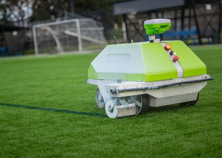 Robby, a line-painting robot, blazes trail on UBC sports fields