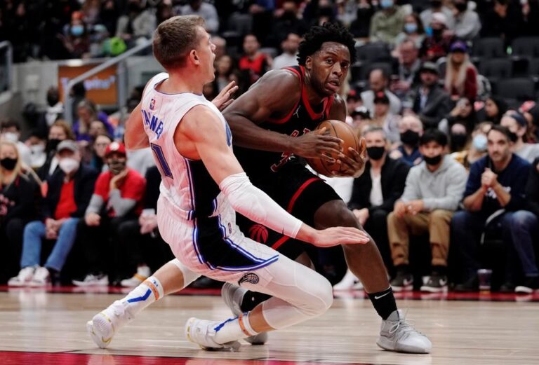 Raptors hang on for 110-109 win over Magic