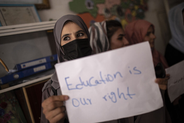 Afghanistan minister won’t commit to girls’ schooling despite international demand
