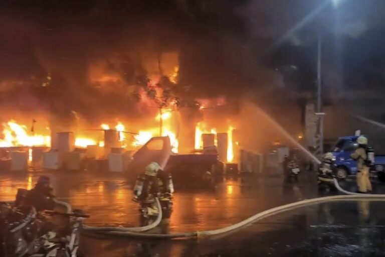 At least 25 killed, dozens injured after fire engulfs Taiwan residential building