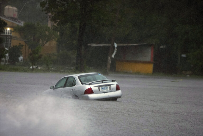Hurricane Rick lowered to tropical depression as it roars over Mexican coast
