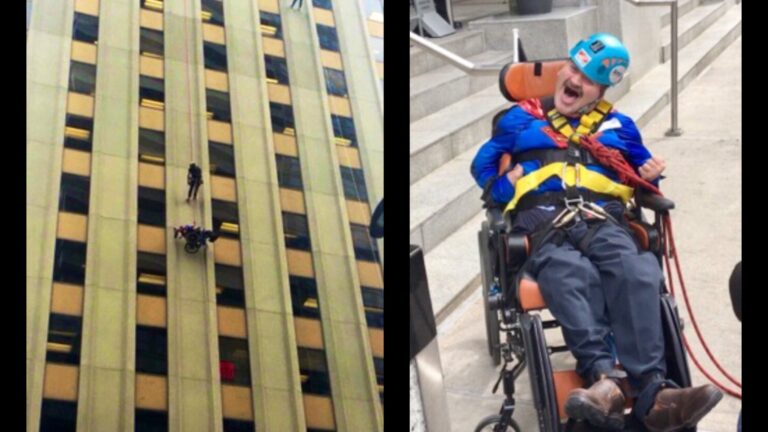 Hamilton-area man to rappel down Toronto high rise in his wheelchair — and for the fourth time