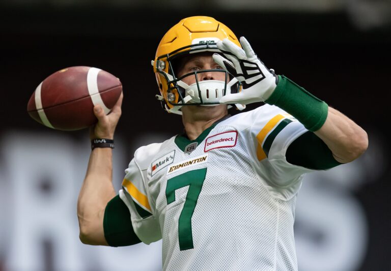 Trevor Harris set to return Friday when the Edmonton Elks visit Winnipeg Blue Bombers